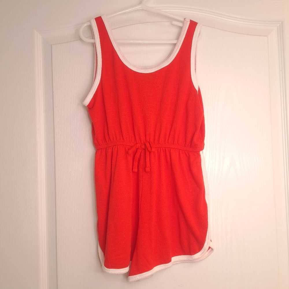 Retro Red Romper ribbed by Art Class
